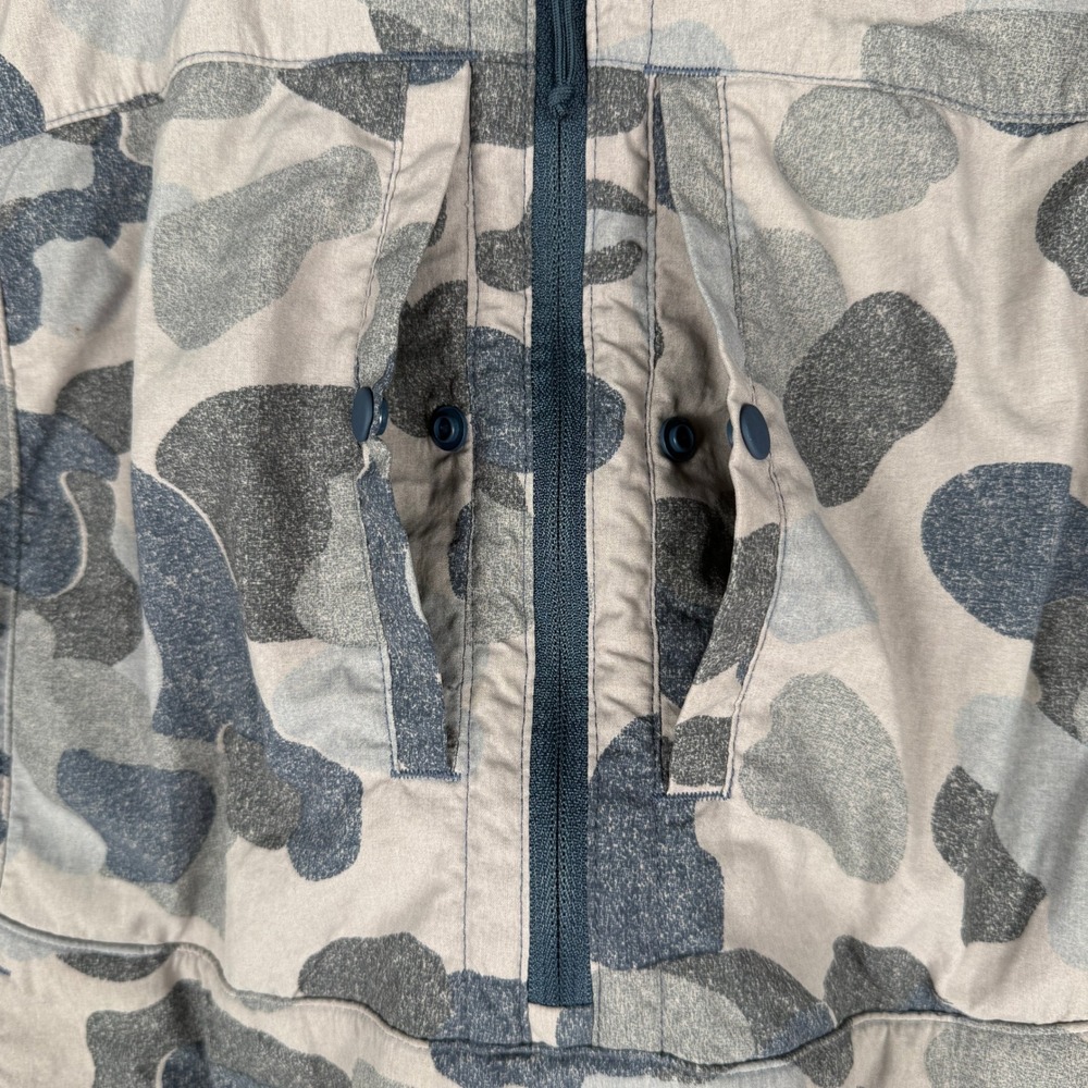 Mountain Hardwear Kor Preshell Anorak Womens Small Grey Camo Hooded Jacket - Picture 5 of 11
